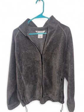 Columbia Women's Dark Gray Full-Zip Fleece Jacket